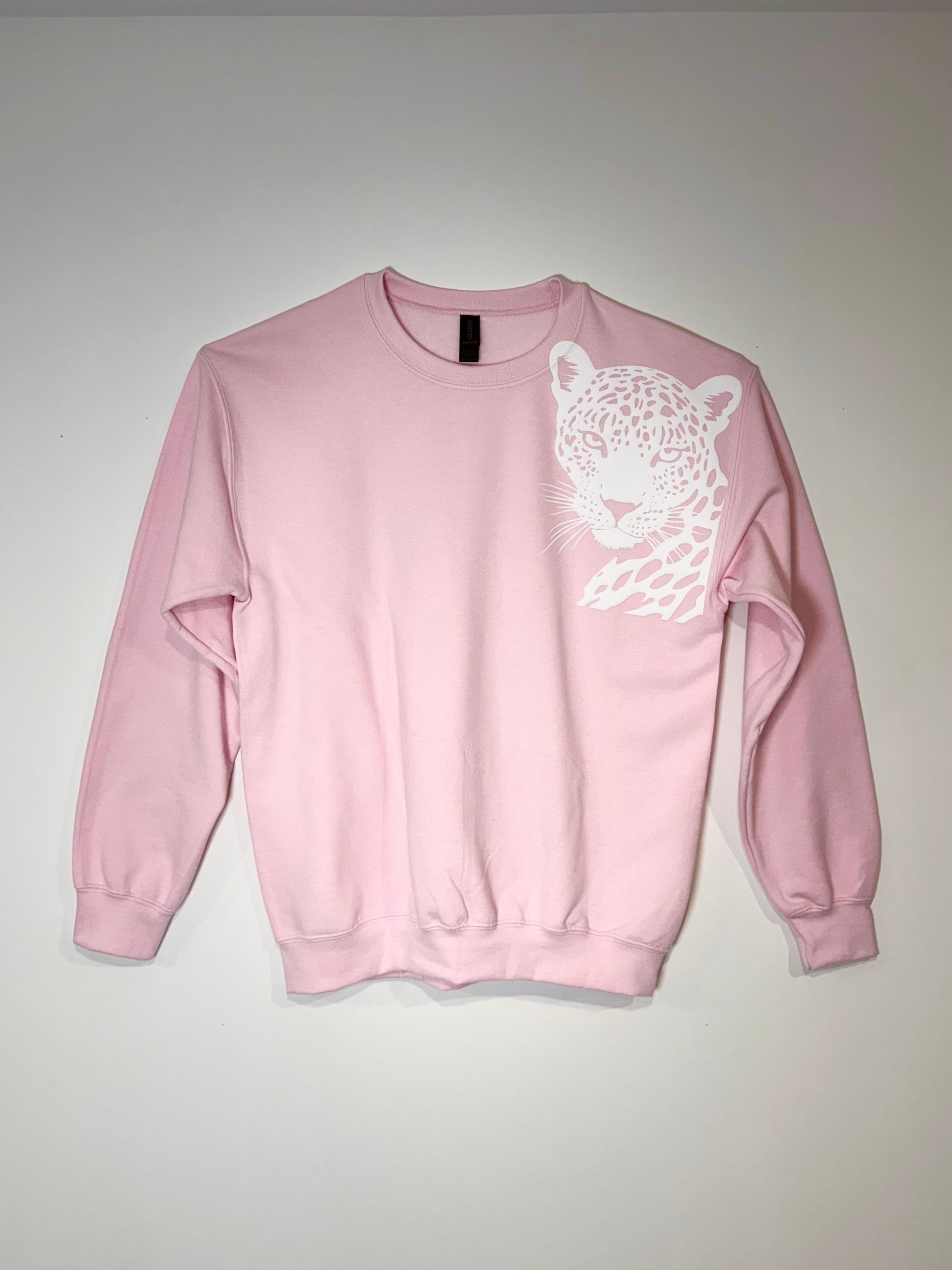 CHEETAH PINK SWEATSHIRT