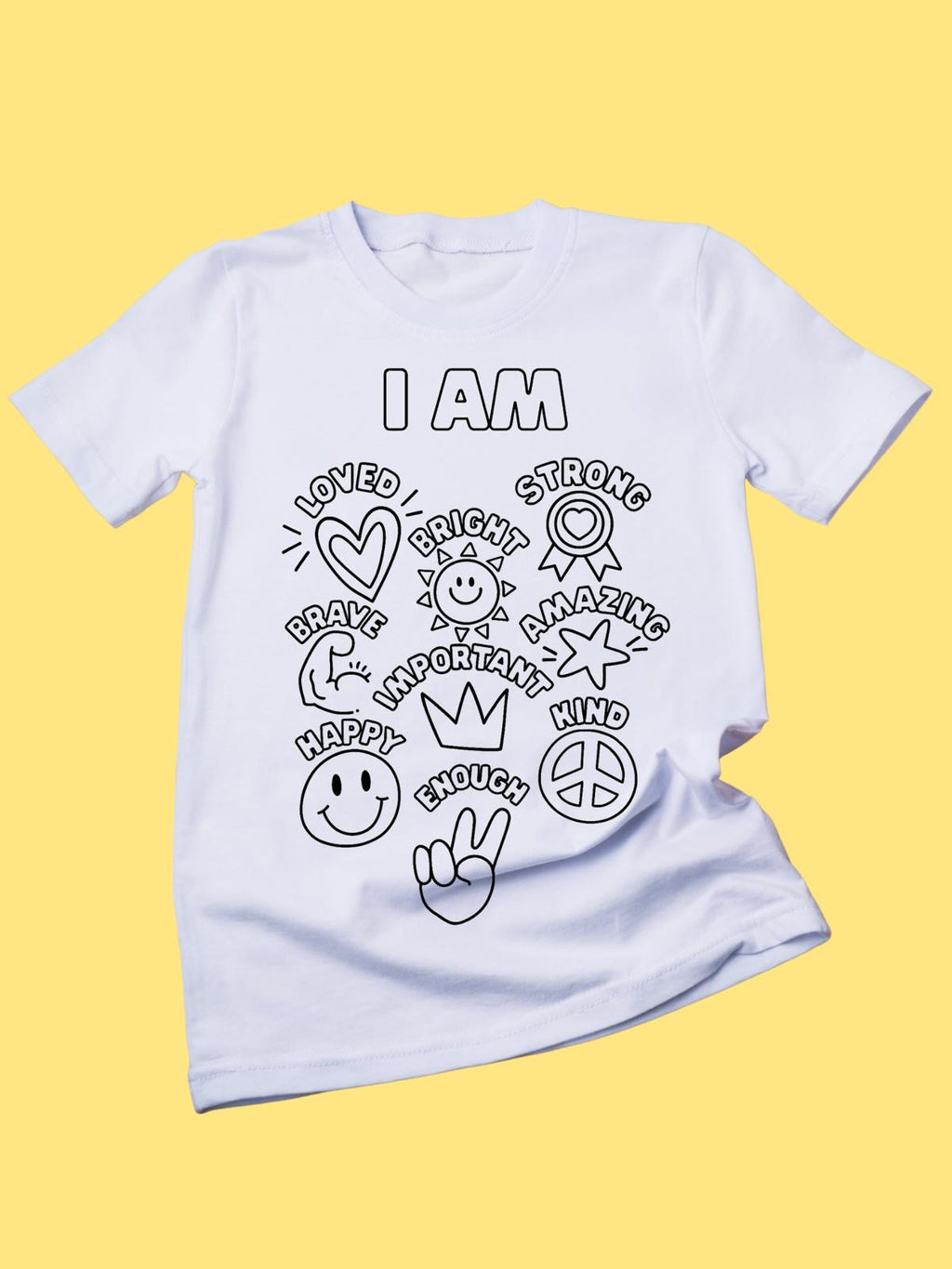 Positive affirmations DIY kit for kids