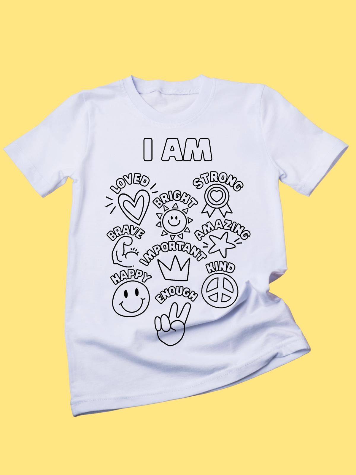 Positive affirmations DIY kit for kids