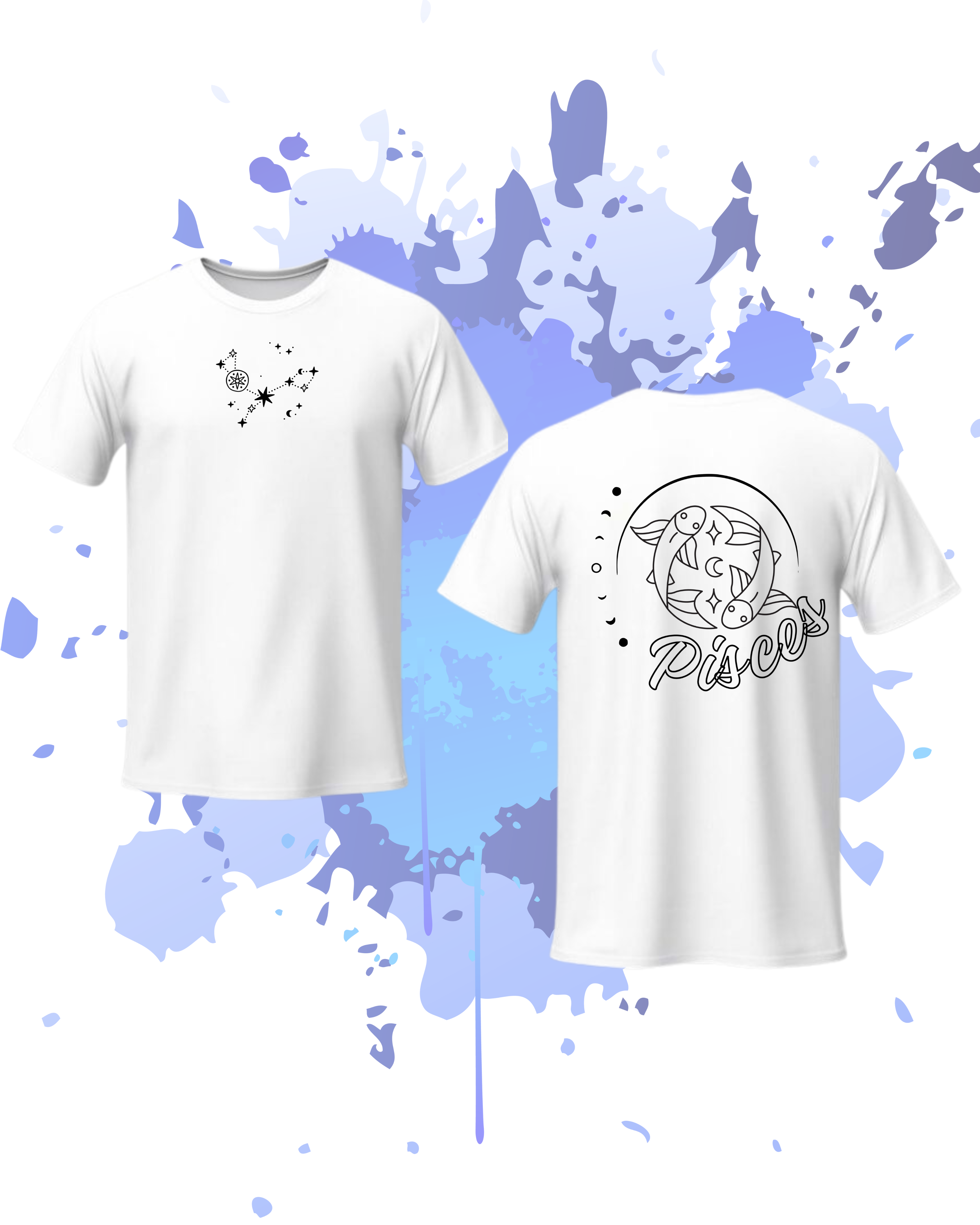 Pisces DIY Paintable Tee Full Kit