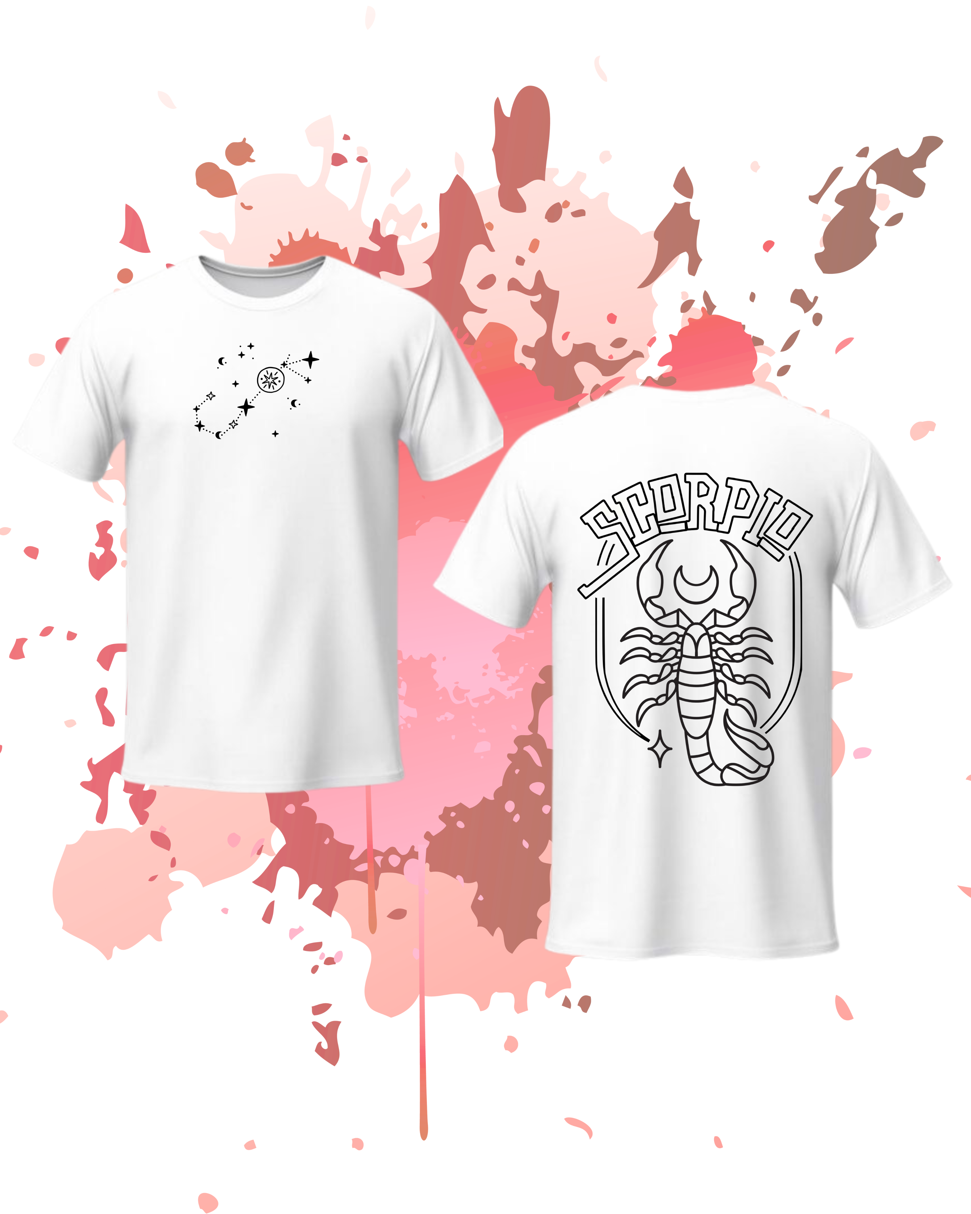 Scorpio DIY Paintable Tee Full Kit