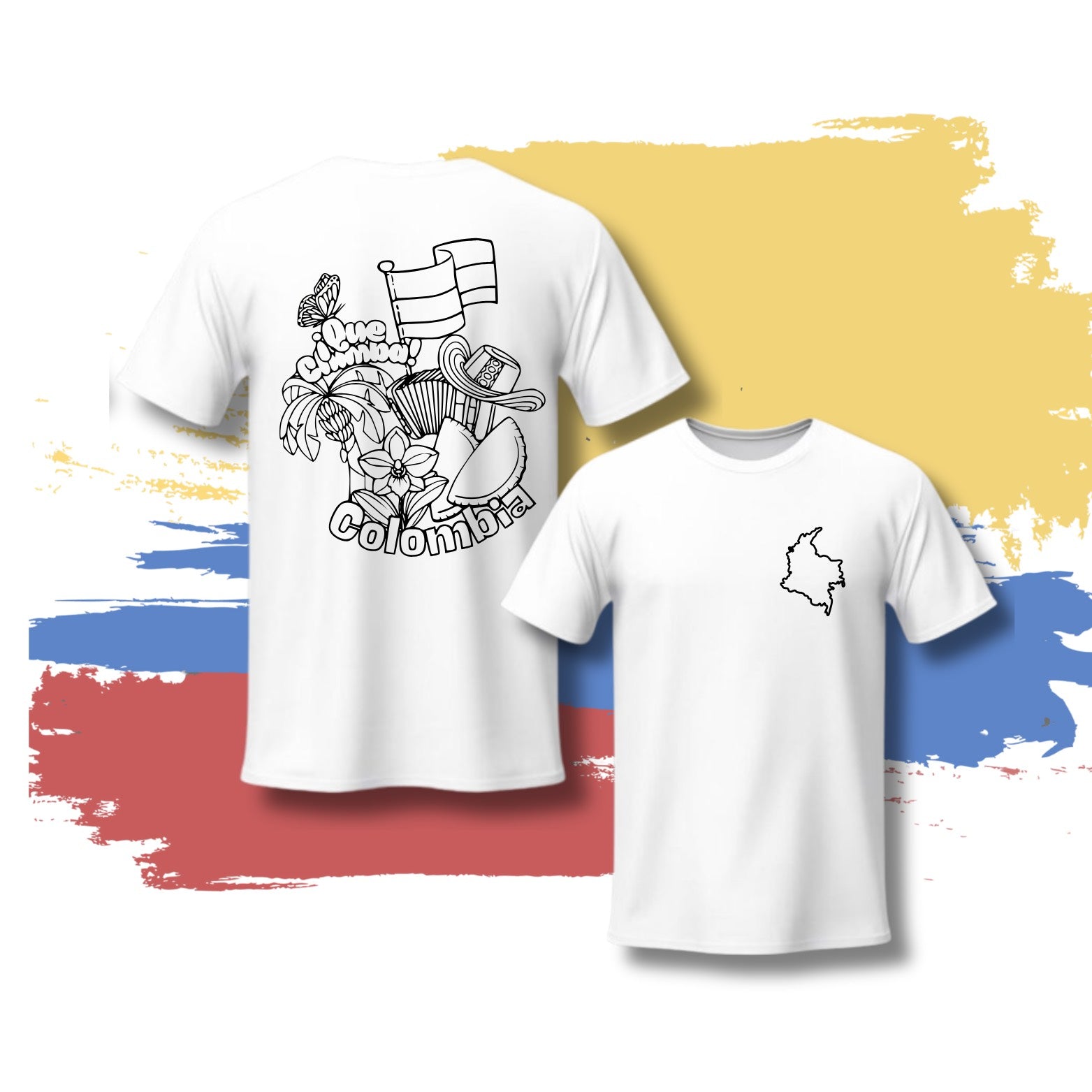 Colombia Paintable Tee