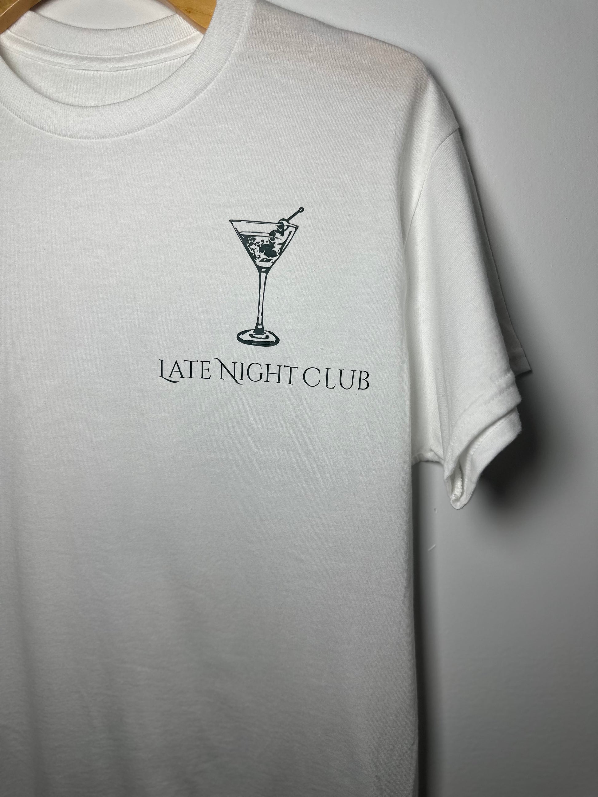 DIRTY MARTINI LATE NIGH CLUB TEE 🍸