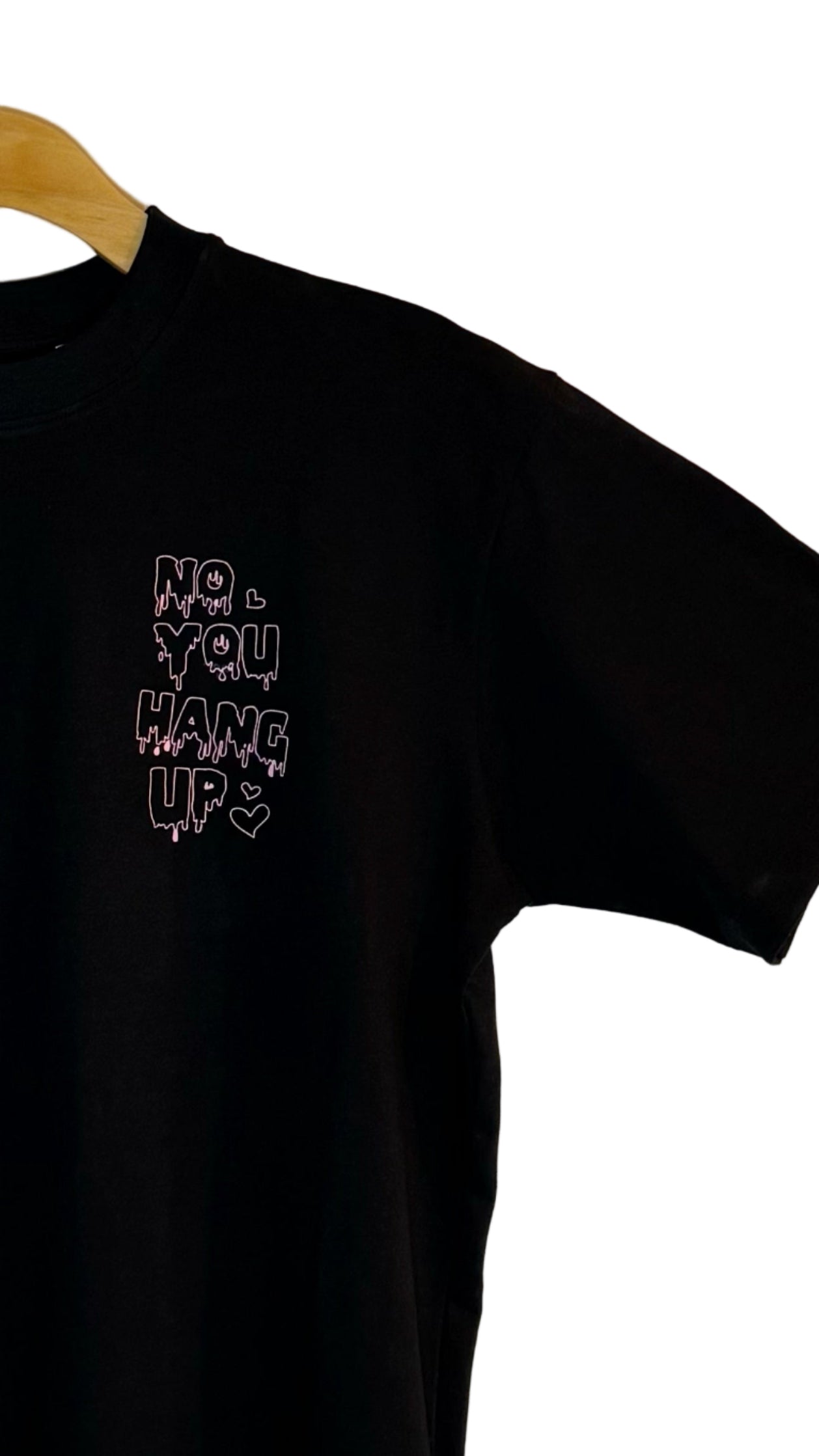 No you hang up heavy cotton tee