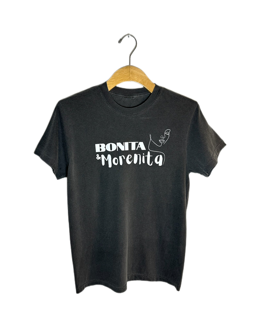Circle neck puffy bonita & morenita tee