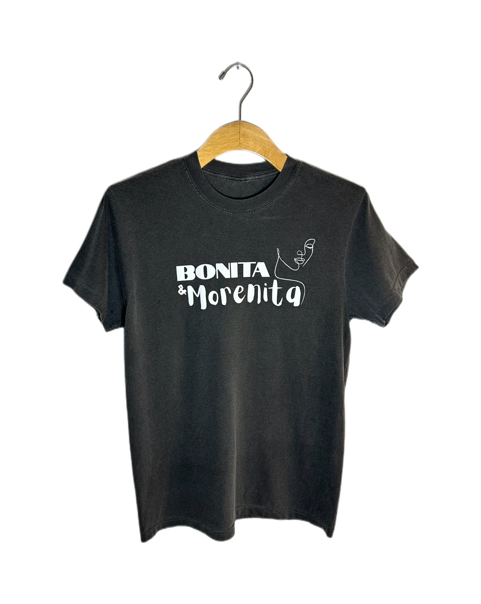 Circle neck puffy bonita & morenita tee