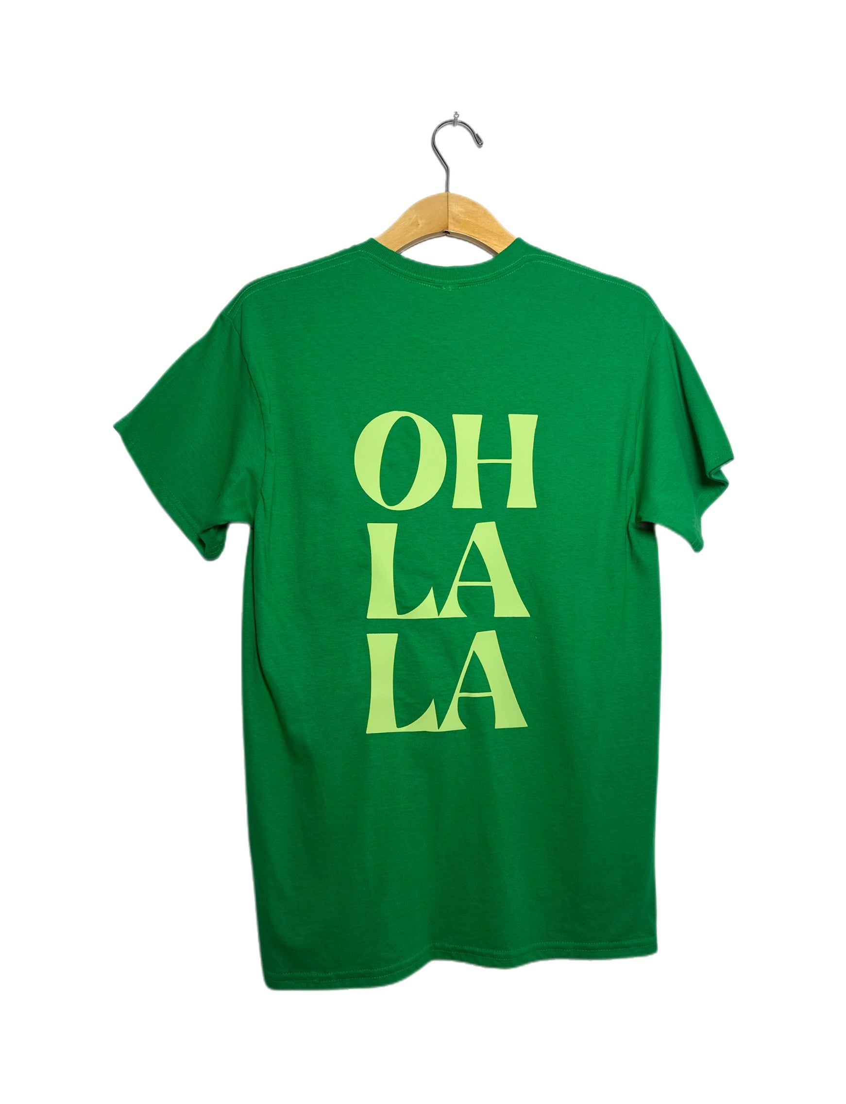 Green Unisex Puffy Graphic Tee