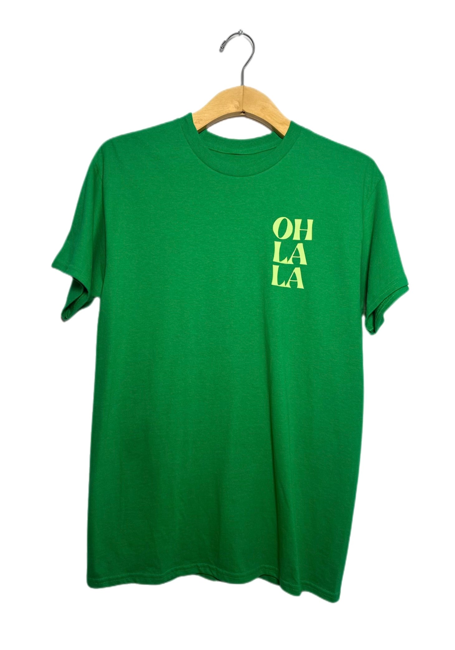 Green Unisex Puffy Graphic Tee