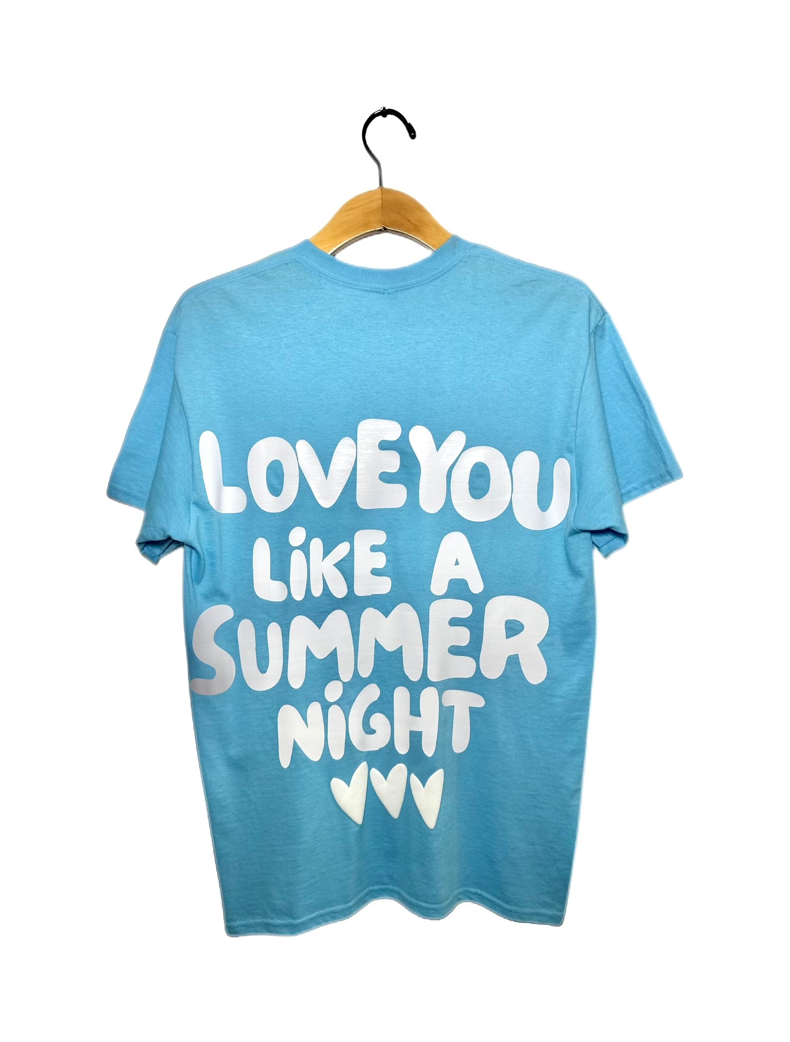 Unisex Light Blue Summer Night Tee